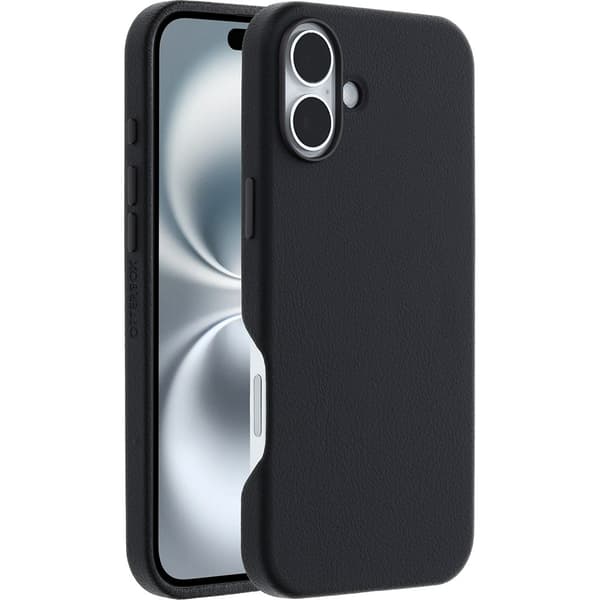 Otterbox iPhone 16 Plus Kuori Symmetry Cactus Leather MagSafe Noir Ash