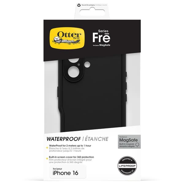 Otterbox iPhone 16 Deksel Fre MagSafe Svart
