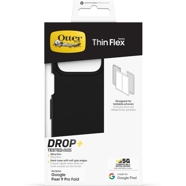 Otterbox Google Pixel 9 Pro Fold Skal Thin Flex Svart