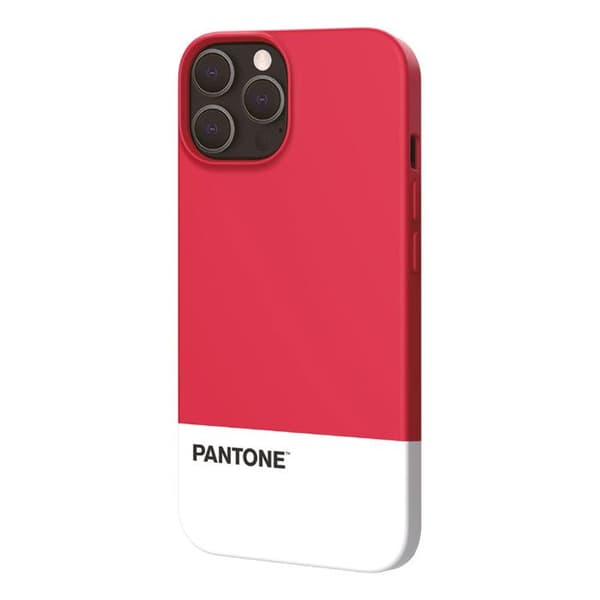Pantone Cover iPhone 13 Pro Max Röd i TPU-silikon Antigraffio