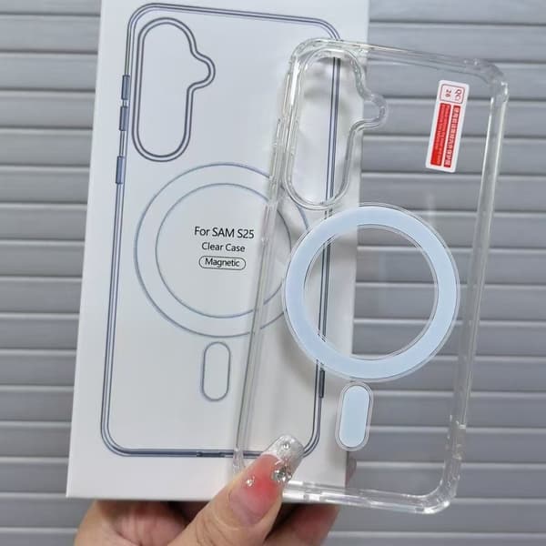 Samsung Galaxy S25 Skal MagSafe - Transparent