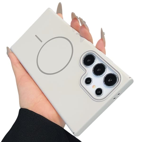 Elegant Samsung Galaxy S25 Skal MagSafe - Vit