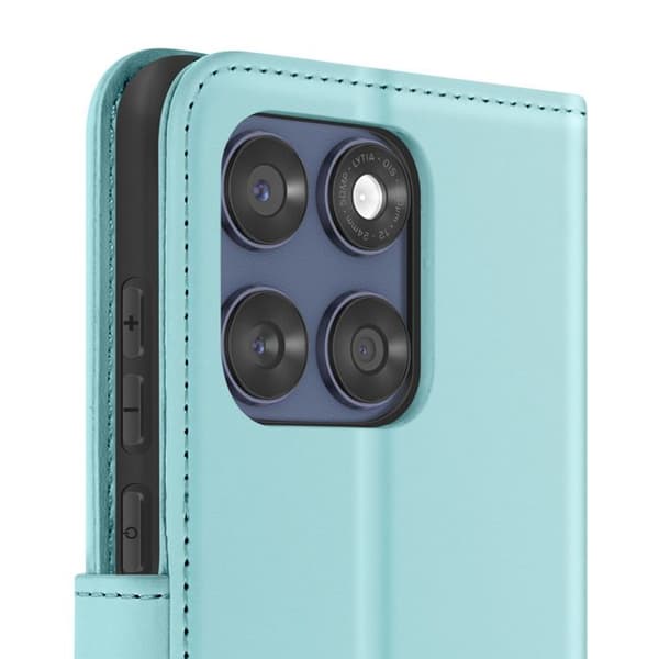 Hus för Motorola Edge 60 Fusion och Edge 60 Plånbok 3D-mönster Ljusblå