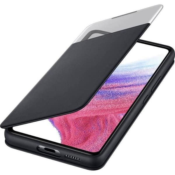 Etui foli - Smart View - Samsung Galaxy A53 5G - Svart - Mjuk - Flik
