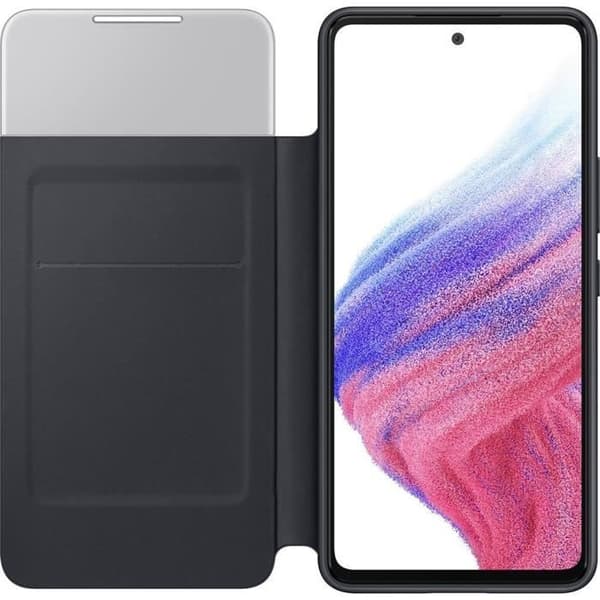 Etui foli - Smart View - Samsung Galaxy A53 5G - Svart - Mjuk - Flik