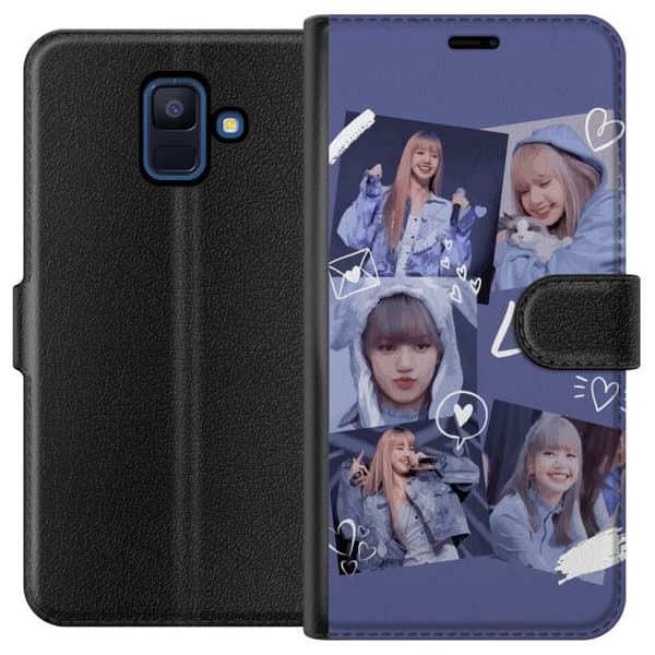 Samsung Galaxy A6 (2018) Tegnebogsetui Lisa Blackpink – Aesthetic K-pop Queen