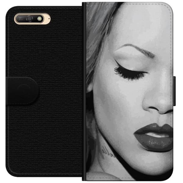 Huawei Y6 (2018) Plånboksfodral Rihanna – Aesthetic Edit 2025