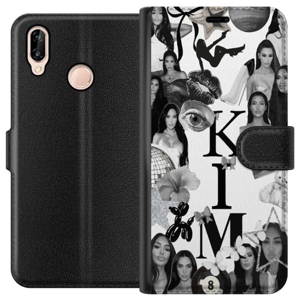 Huawei P20 lite Tegnebogsetui Kim Kardashian – Aesthetic Look 2025