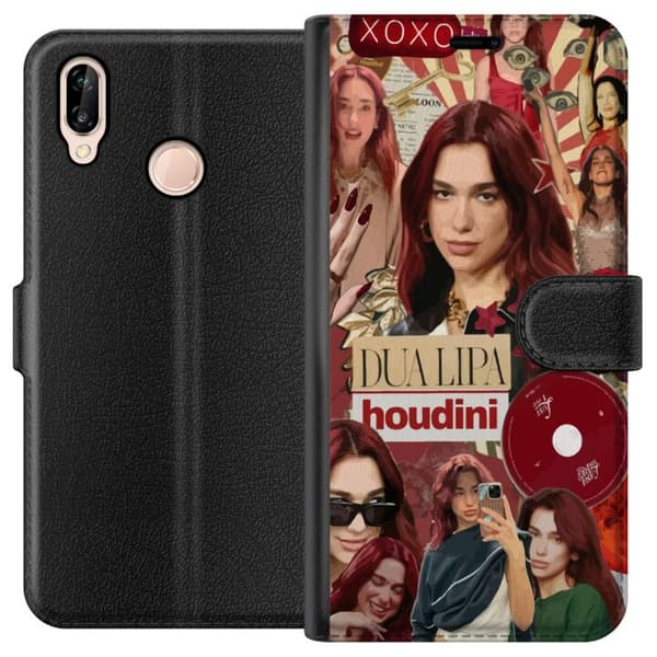 Huawei P20 lite Tegnebogsetui Dua Lipa – Fashion & Style Edit