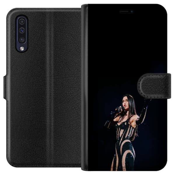 Samsung Galaxy A50 Tegnebogsetui Dua Lipa – Pop Star Aesthetic