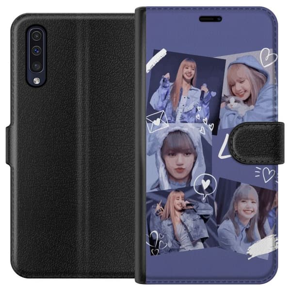Samsung Galaxy A50 Lompakkokotelo Lisa Blackpink – Aesthetic K-pop Queen