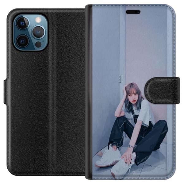 Apple iPhone 12 Pro Max Tegnebogsetui Lisa from Blackpink – K-pop Style Icon