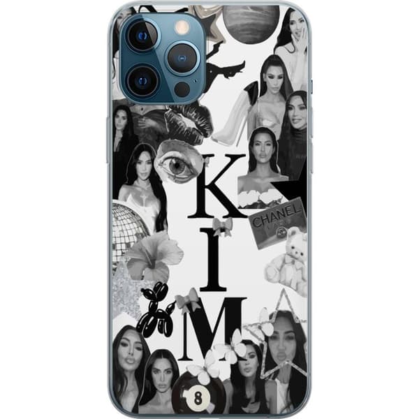 Apple iPhone 12 Pro Max Gjennomsiktig deksel Kim Kardashian – Aesthetic Look 2025