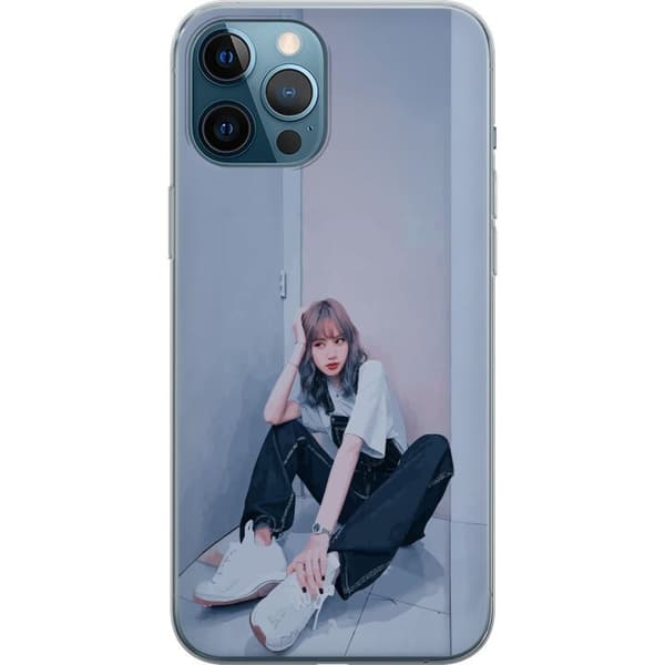 Apple iPhone 12 Pro Max Gjennomsiktig deksel Lisa from Blackpink – K-pop Style Icon