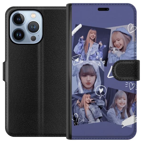 Apple iPhone 13 Pro Lommeboketui Lisa Blackpink – Aesthetic K-pop Queen