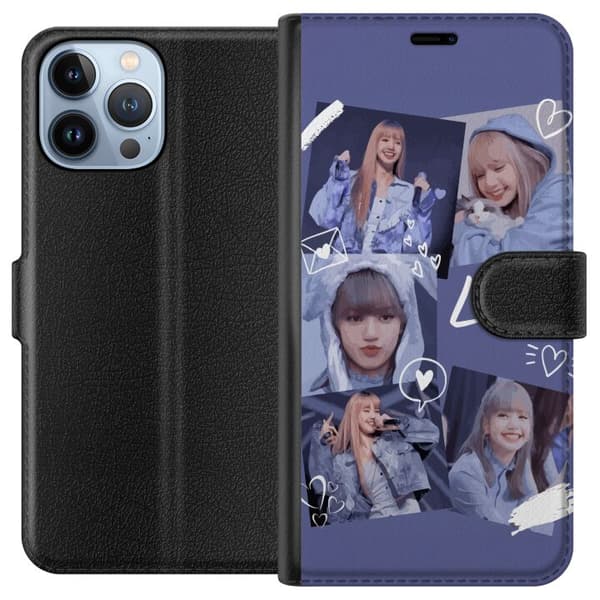 Apple iPhone 13 Pro Max Tegnebogsetui Lisa Blackpink – Aesthetic K-pop Queen