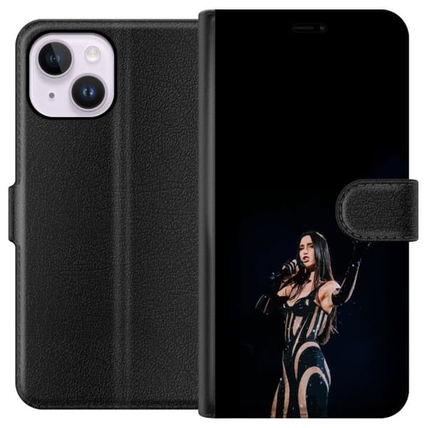 Apple iPhone 14 Plus Tegnebogsetui Dua Lipa – Pop Star Aesthetic