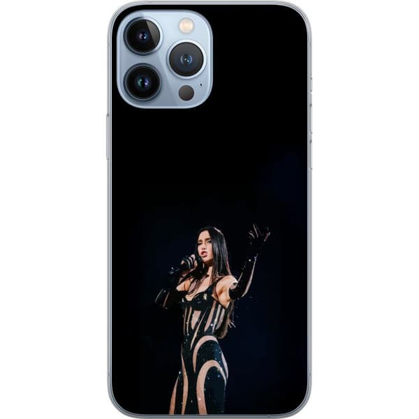 Apple iPhone 13 Pro Max Gennemsigtig cover Dua Lipa – Pop Star Aesthetic