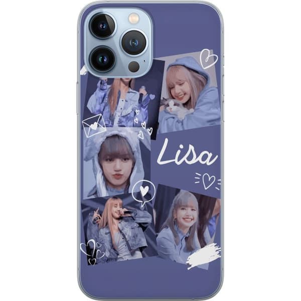 Apple iPhone 13 Pro Max Gennemsigtig cover Lisa Blackpink – Aesthetic K-pop Queen