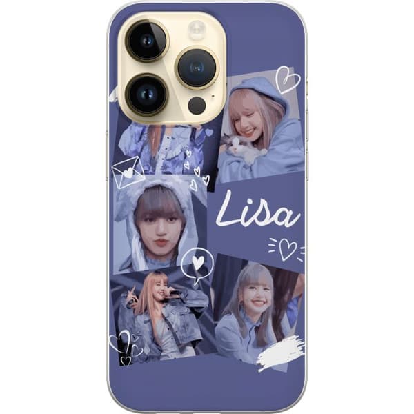 Apple iPhone 14 Pro Gennemsigtig cover Lisa Blackpink – Aesthetic K-pop Queen