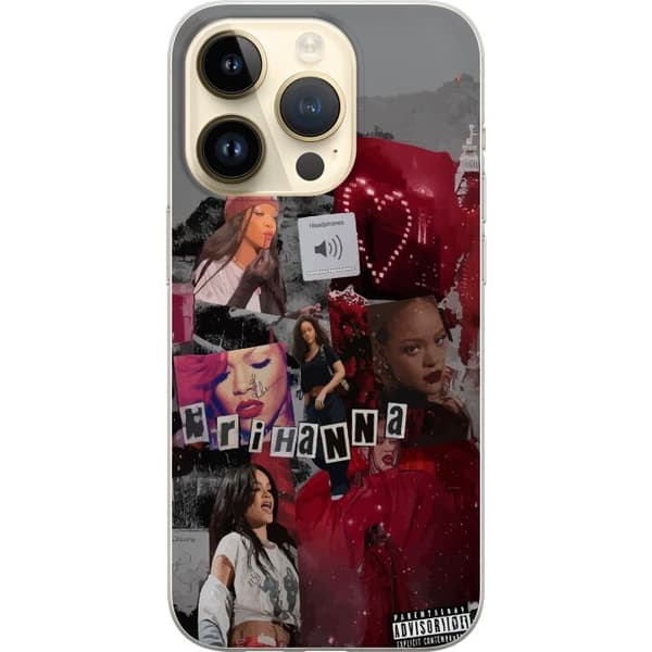 Apple iPhone 14 Pro Gennemsigtig cover Rihanna – Iconic Fashion Moments
