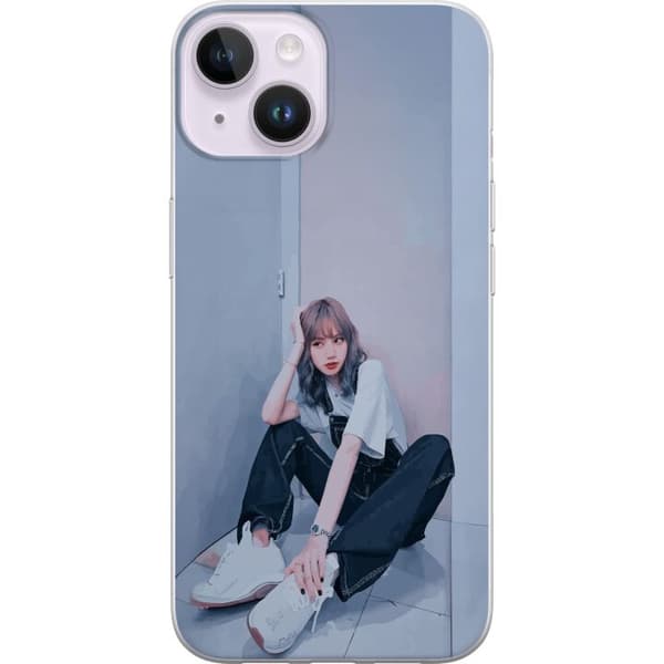 Apple iPhone 14 Plus Gennemsigtig cover Lisa from Blackpink – K-pop Style Icon