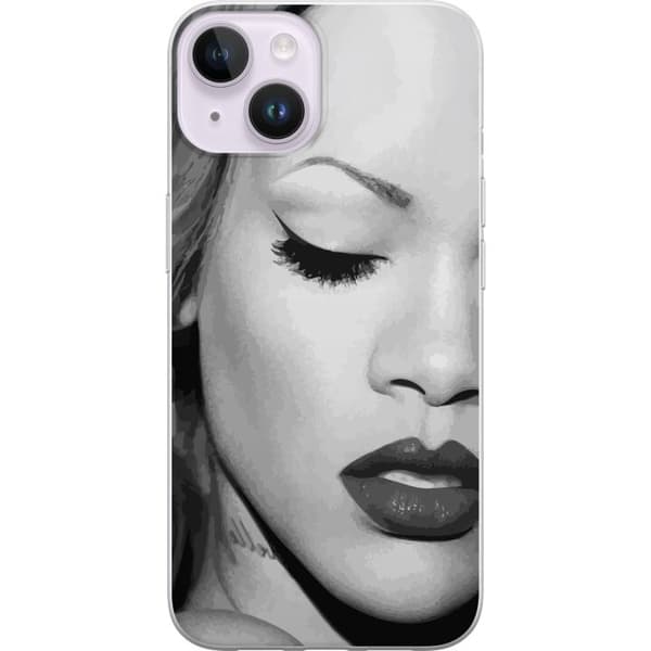 Apple iPhone 14 Plus Läpinäkyvä kuori Rihanna – Aesthetic Edit 2025