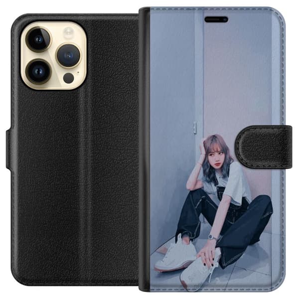 Apple iPhone 14 Pro Max Lommeboketui Lisa from Blackpink – K-pop Style Icon