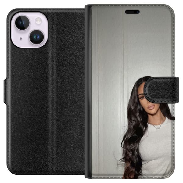 Apple iPhone 15 Lompakkokotelo Kim Kardashian – Iconic Style Collection