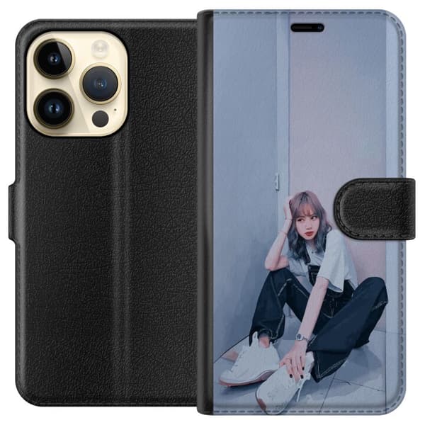Apple iPhone 15 Pro Lommeboketui Lisa from Blackpink – K-pop Style Icon
