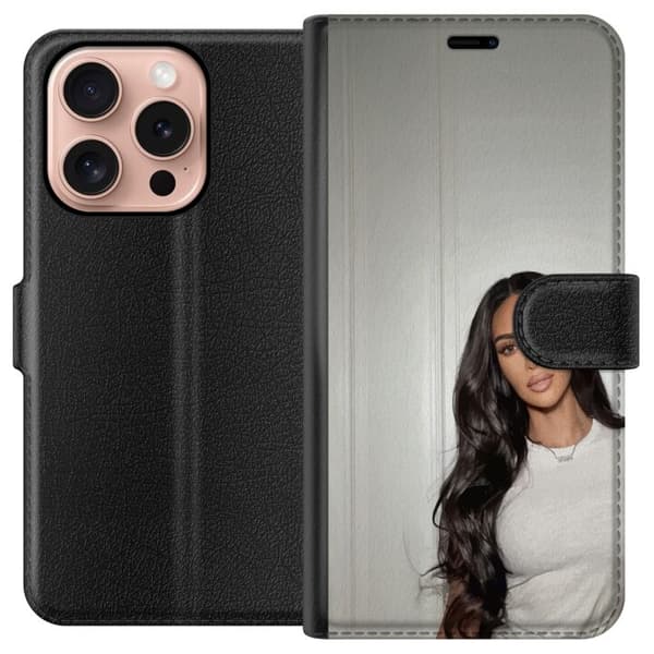 Apple iPhone 16 Pro Lommeboketui Kim Kardashian – Iconic Style Collection