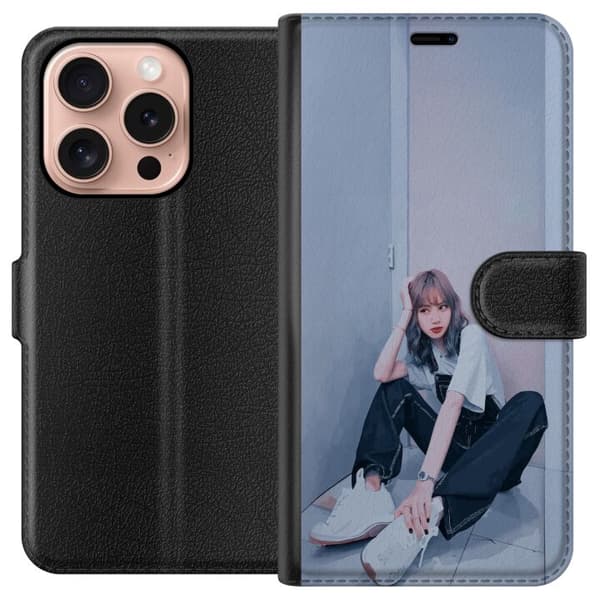 Apple iPhone 16 Pro Lommeboketui Lisa from Blackpink – K-pop Style Icon
