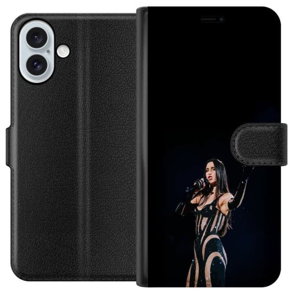 Apple iPhone 16 Plus Lommeboketui Dua Lipa – Pop Star Aesthetic