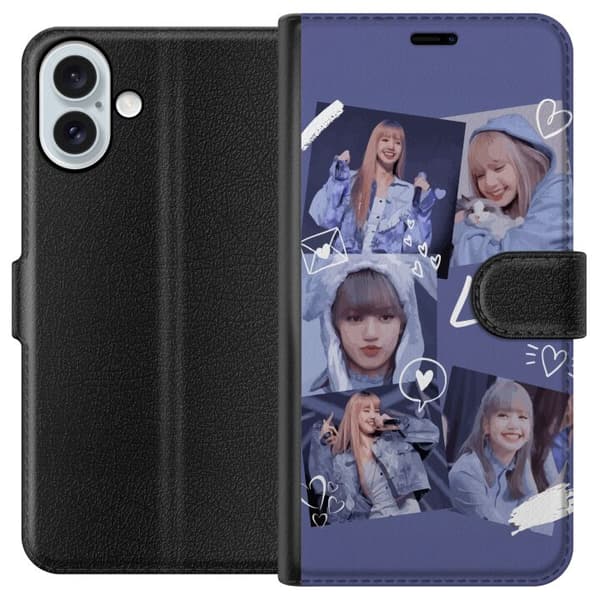 Apple iPhone 16 Plus Tegnebogsetui Lisa Blackpink – Aesthetic K-pop Queen