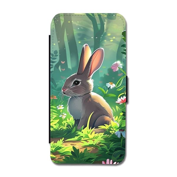 Barn Tecknad Kanin Samsung Galaxy A56 Flip Mobilfodral
