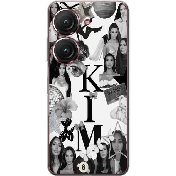 Asus Zenfone 9 Läpinäkyvä kuori Kim Kardashian – Aesthetic Look 2025