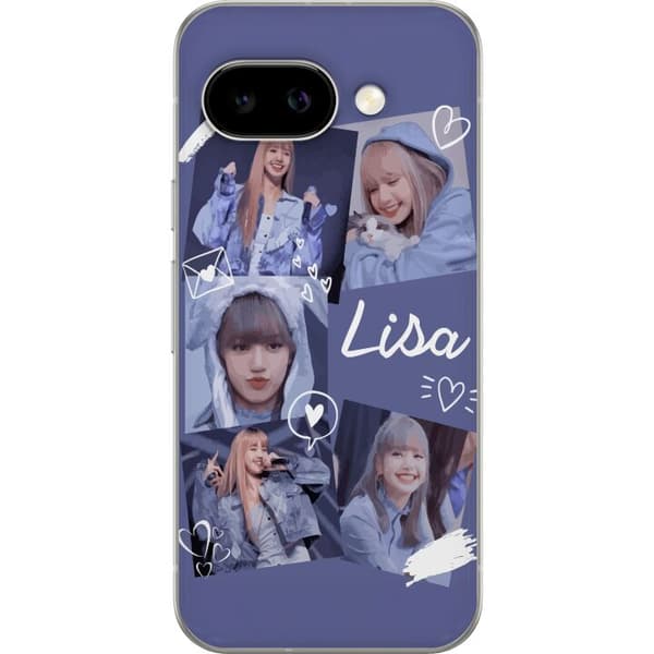 Google Pixel 9a Läpinäkyvä kuori Lisa Blackpink – Aesthetic K-pop Queen