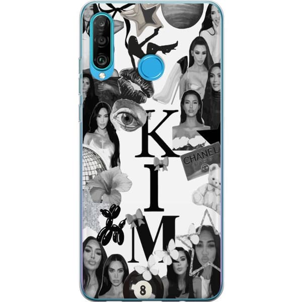 Huawei P30 lite Gjennomsiktig deksel Kim Kardashian – Aesthetic Look 2025