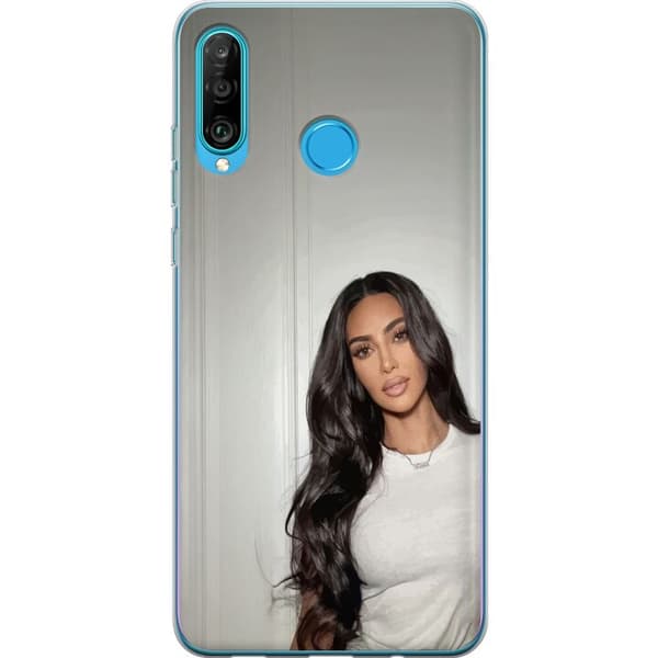Huawei P30 lite Gennemsigtig cover Kim Kardashian – Iconic Style Collection
