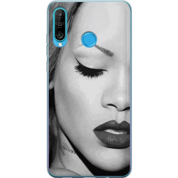 Huawei P30 lite Gennemsigtig cover Rihanna – Aesthetic Edit 2025