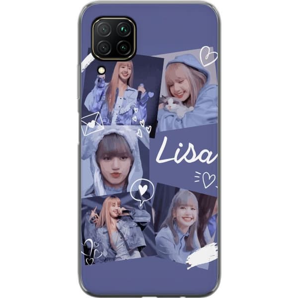 Huawei P40 lite Genomskinligt Skal Lisa Blackpink – Aesthetic K-pop Queen