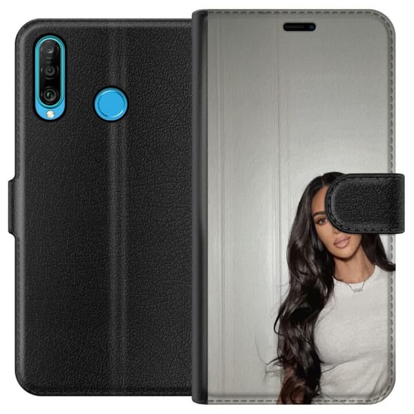 Huawei P30 lite Tegnebogsetui Kim Kardashian – Iconic Style Collection
