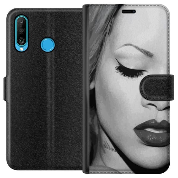 Huawei P30 lite Tegnebogsetui Rihanna – Aesthetic Edit 2025