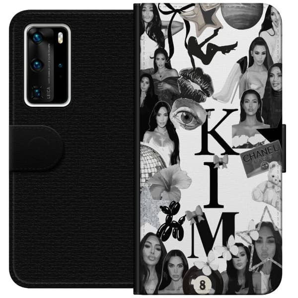 Huawei P40 Pro Plånboksfodral Kim Kardashian – Aesthetic Look 2025