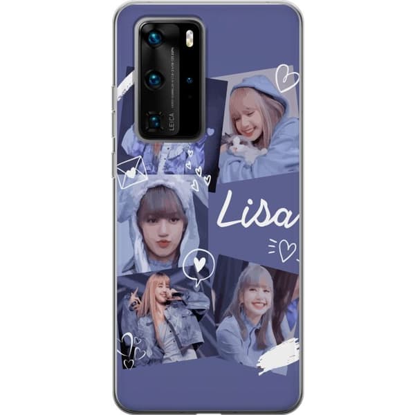 Huawei P40 Pro Genomskinligt Skal Lisa Blackpink – Aesthetic K-pop Queen