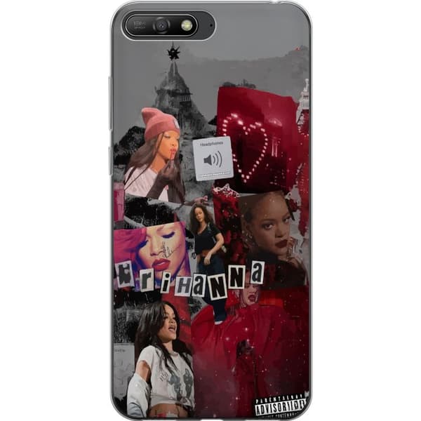 Huawei Y6 (2018) Gjennomsiktig deksel Rihanna – Iconic Fashion Moments