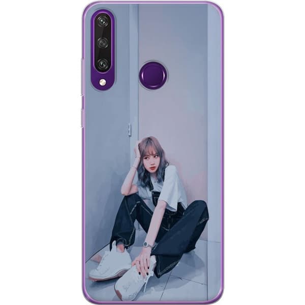 Huawei Y6p Läpinäkyvä kuori Lisa from Blackpink – K-pop Style Icon