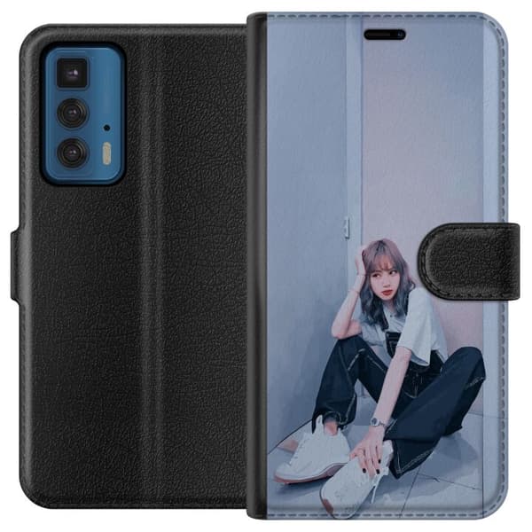 Motorola Edge 20 Pro Lommeboketui Lisa from Blackpink – K-pop Style Icon