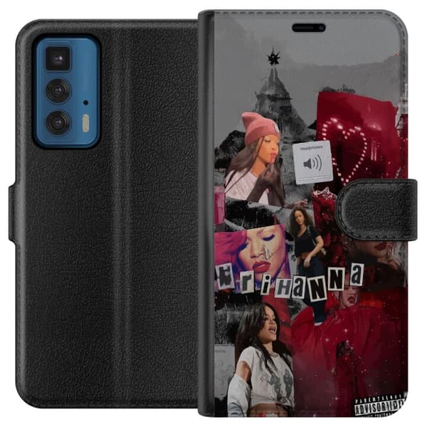 Motorola Edge 20 Pro Tegnebogsetui Rihanna – Iconic Fashion Moments
