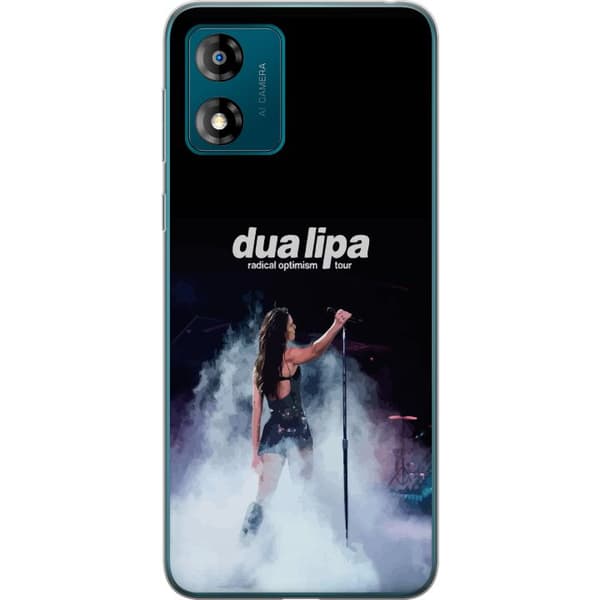 Motorola Moto E13 Gennemsigtig cover Dua Lipa – Signature Looks & Vibes